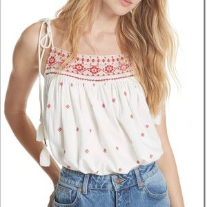Free People | Eternal Love Embroidered Tank Top